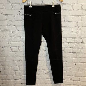 Romeo + Juliet Couture Zippered Leggings (Size M)